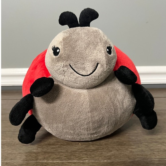 Cloud b Ladybug Plush Stuffed Animal Toy Red Black Polka Dots Kids - Picture 1 of 5